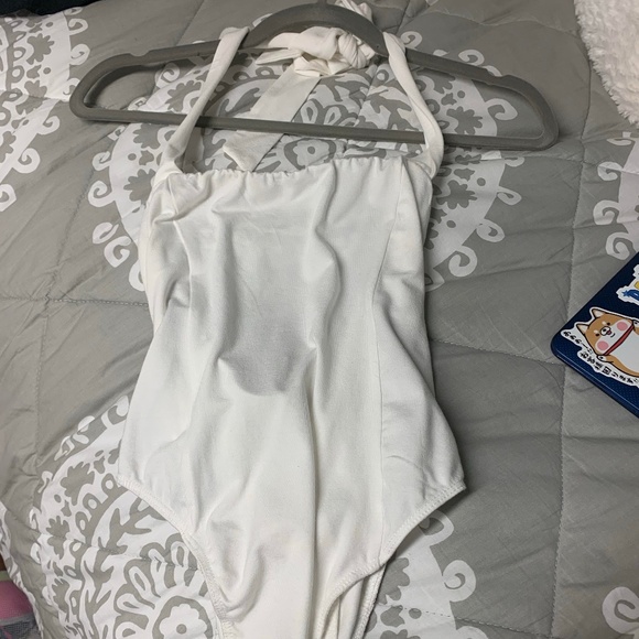 Tops - white tie bodysuit
